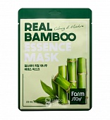 FarmStay Тканевая масока с экстрактом бамбука Real Bamboo Essence Mask