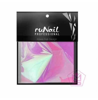 ruNail-3149-Дизайн-для-ногтей-фольга-с-эффектом--Битое-стекло(цвет-сиреневый),-4х100-см