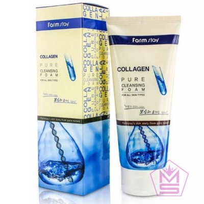 FarmStay-Коллагеновая-пенка-для-умывания-Collagen-Pure-Cleansing-Foam
