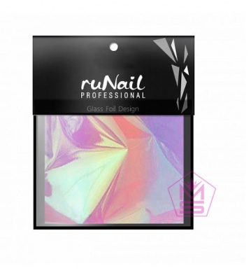 ruNail-3150-Дизайн-для-ногтей-фольга-с-эффектом-Битое-стекло-цвет-радужный