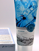 3W CLINIC Очищающая пенка для умывания Коллаген Collagen Foam Cleansing
