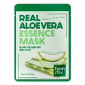FarmStay Тканевая маска для лица с экстрактом алое Aloe Real Essence Mask