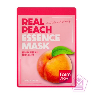 FarmStay-Тканевая-маска-для-лица-с-экстрактом-персика-Real-Peach-Essence-Mask